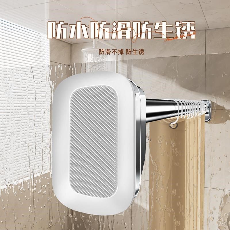 免打孔伸缩杆窗帘杆卧室浴u帘杆子晾衣架免安装支撑杆衣柜挂晾衣,家庭/个人清洁工具,浴帘杆,淘宝优惠券,粉丝福利购,淘宝优惠卷