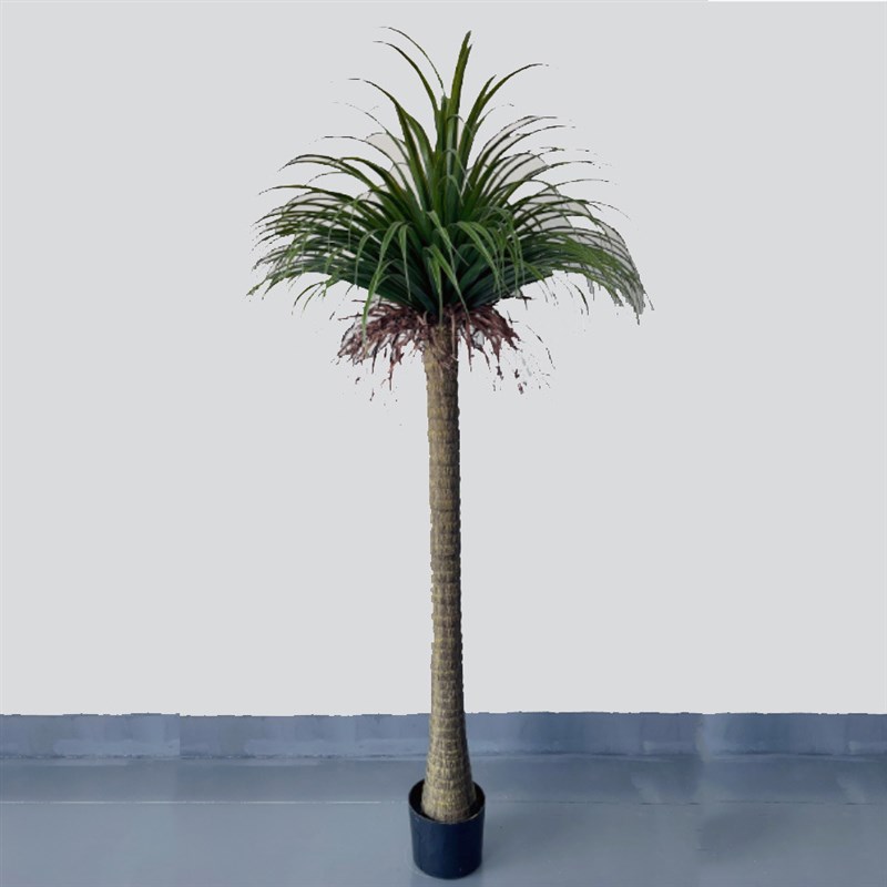 彷生绿植a假树大型发财树人造假树装饰树龙血树盆栽扇葵树彷真植