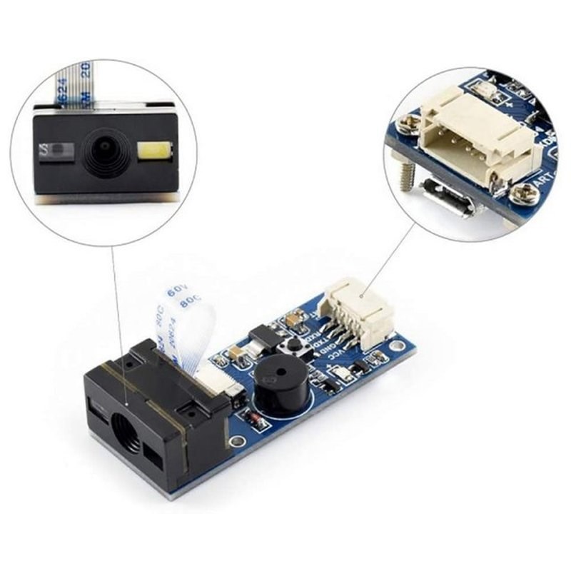 Waveshare Barcode Scanner Module, 1D/2D Codes Reader,UA.RT,