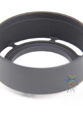 39 43 46 49 52 mm Metal Fotasy CaEmera Lens Hood Vented Shad