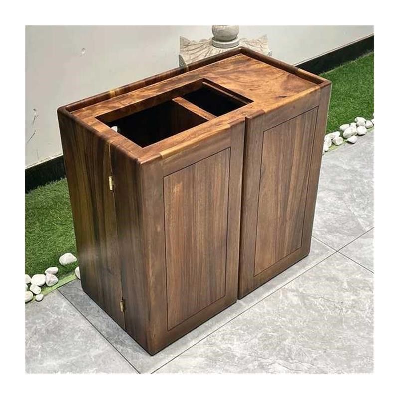 南美胡桃木实木侧边茶水柜烧水壶家用F客厅靠墙茶台柜奥坎原木边,商业/办公家具,办公茶水柜,淘宝优惠券,粉丝福利购,淘宝优惠卷