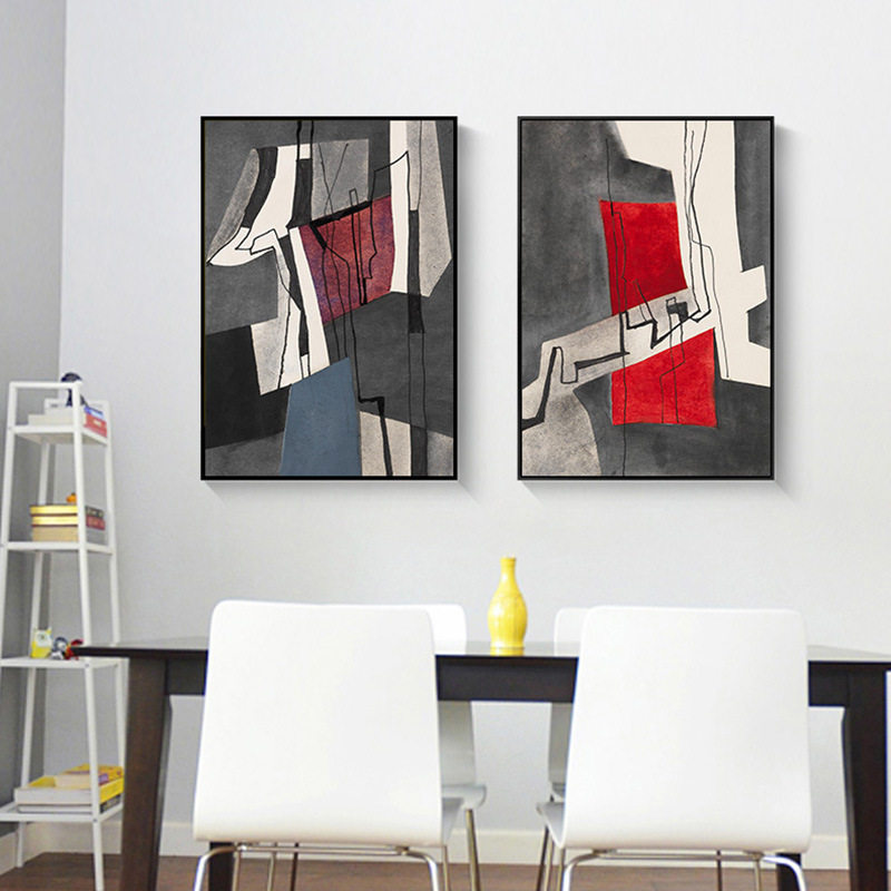 客厅装饰画现g代简约抽象别墅沙发背景墙画玄关壁画新中式轻奢挂,家居饰品,现代装饰画,淘宝优惠券,粉丝福利购,淘宝优惠卷