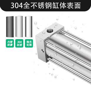 304/316全不锈钢SDA/MoAL/SU/DNC/MI/QGB气缸SC32/40/50/63/80/10