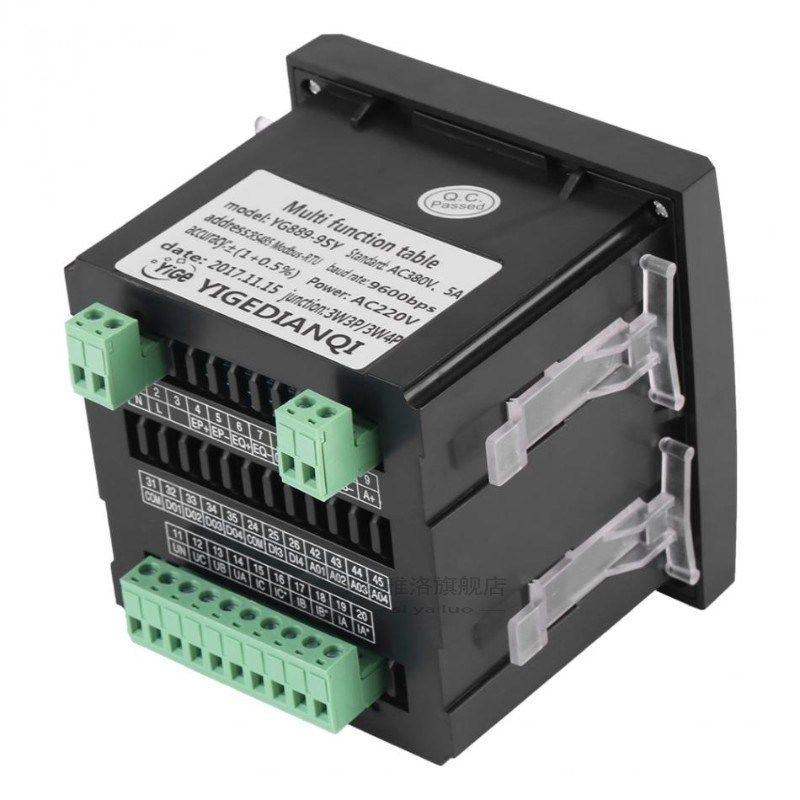 Multaifunction 3-Phase Electric Current Voltage Frequency Po