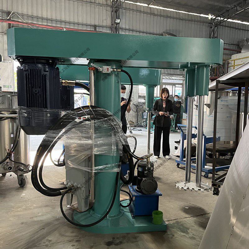 惠州化工胶水分散机 隔音油漆涂料G搅拌机 双轴变频液体分散机