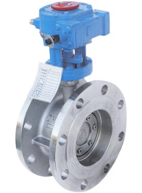 D343W-16P涡轮l304不锈钢法兰蝶阀DN40-900硬密封三偏心耐腐蚀高