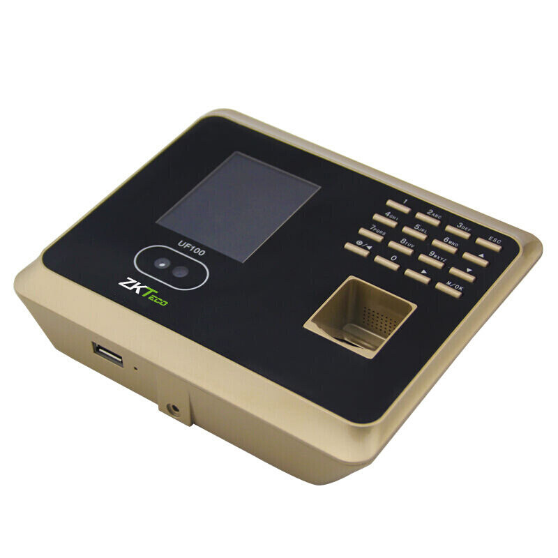 UF100PLUS指p纹人脸面部识别考勤WIFI签到科技扫脸卡机