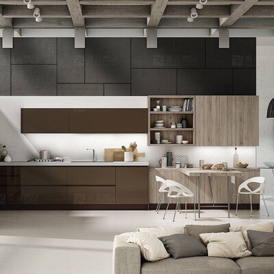 Modern Custom Commerical Solid Wood Design KiQtchen Cabinets