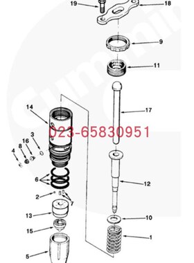 适配康明斯M11/L10油嘴 喷油器 3049B149 CUMMINS LTA10 ENGINE