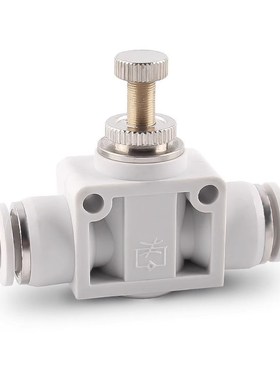 气管快速接头调节阀气压气缸节流阀气动可调管道节气阀SA4W/6/8/1