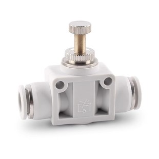 气管快速接头调节阀气压气缸节流阀气动可调管道节气阀SA4W