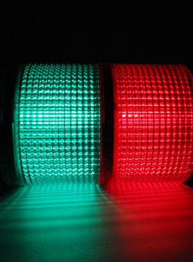 多层警示灯c信号塔灯机床报警器二色灯TB70-2T/W-JLED带声直径70M