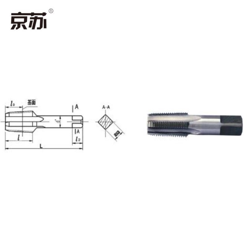 京苏60圆锥管螺纹丝锥3/460圆X锥管螺纹丝锥