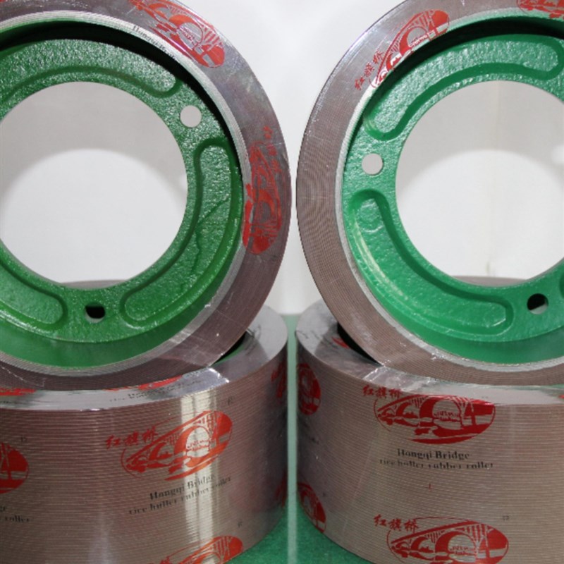 4寸100*224胶轮丁r苯棕色砻谷机胶辊10型碾米机稻谷脱壳橡胶打米