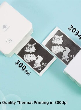 M02 Pro Portable Printer Bluetooth MiHni hermal 300dpi Wirel