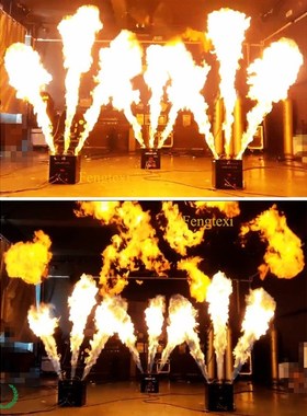 New Powerful riple Way Stage FlamEe Fire hrower Machine Spec