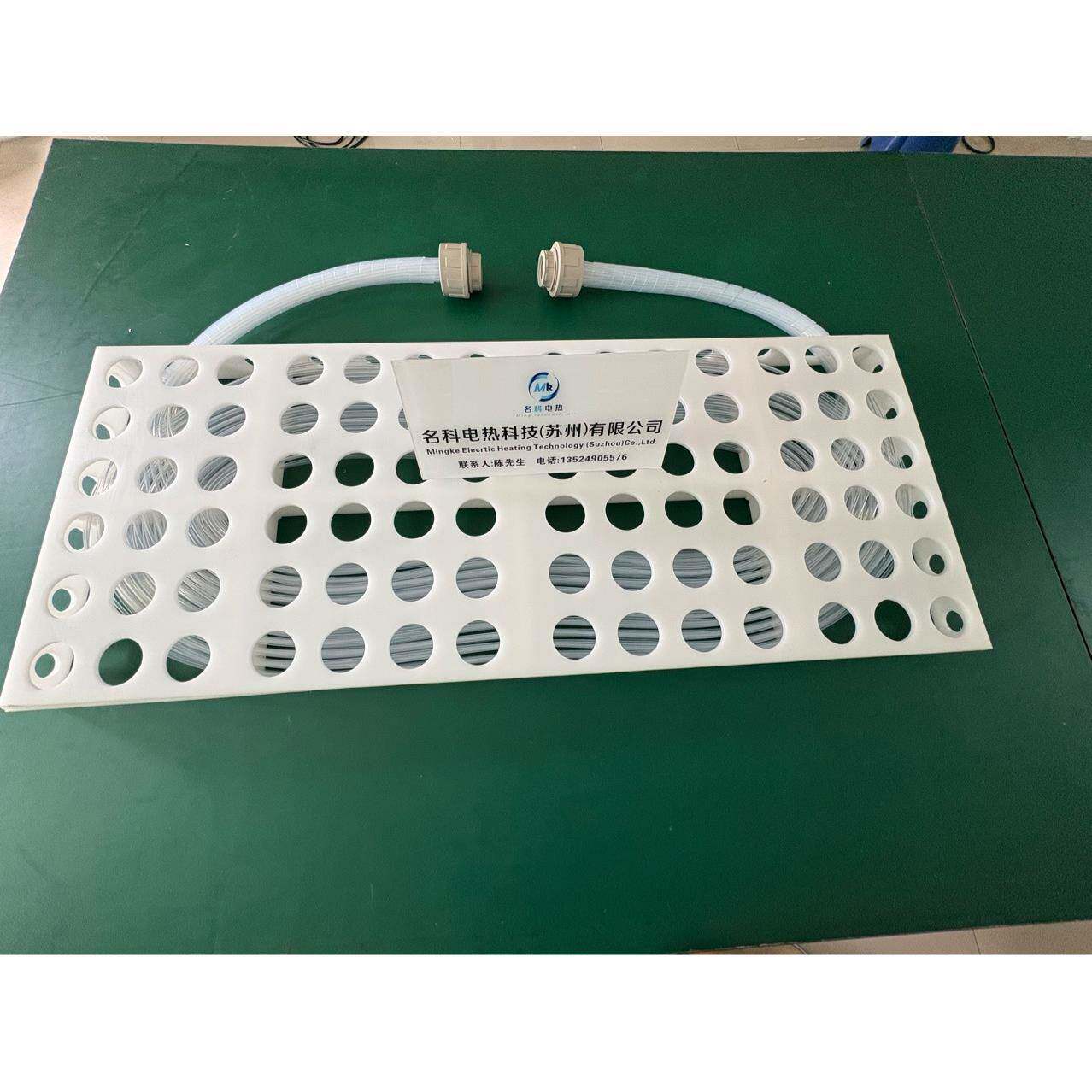 厂家直销四氟换热器电镀槽加热冷却氟塑料换热器四氟管加热板式换