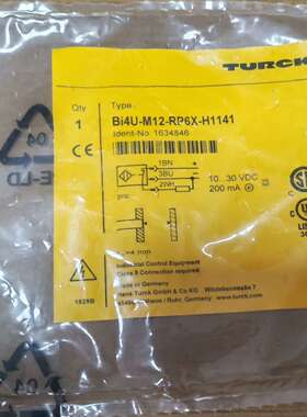 图尔克1634846接近开关Bi4U-M12-RP6X-H1-议价