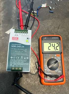 明纬电源，SDR-240-24，24v，10A，成色如图，功-议价；