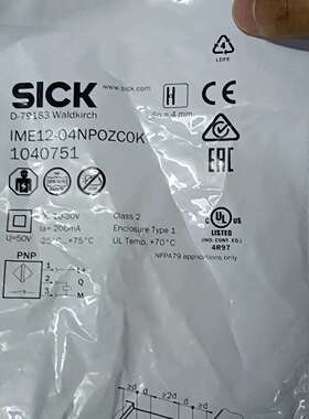 SICKIME12-04NPOZCOK接近开关，订货-议价