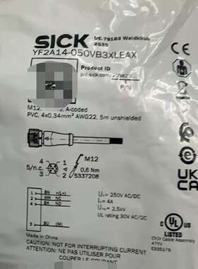 SICK连接线YF2A14-050VB3XLEAX-议价