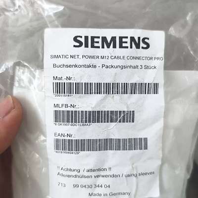 SIMATIC NET M12电缆连接器，德国-议价