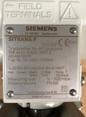 议价160mbar-162RB1-1F02议价SIEMENSZ--7MF4433