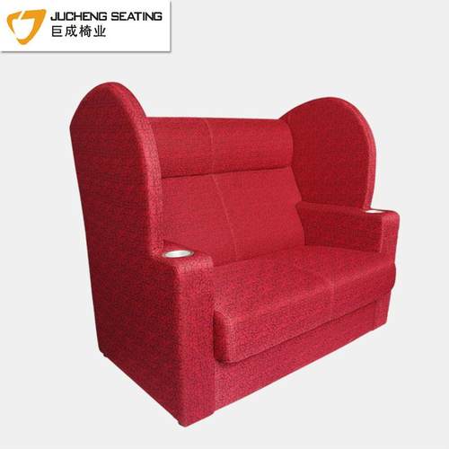 可扶阶梯礼堂布艺座椅现代电影院座椅时尚舒适剧院情侣座椅