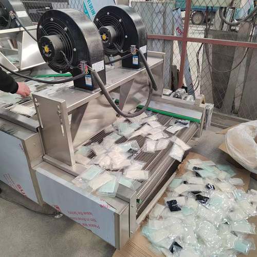 农业项目果蔬加工设备巴氏杀菌后冷却风干一体机包装袋翻转风干