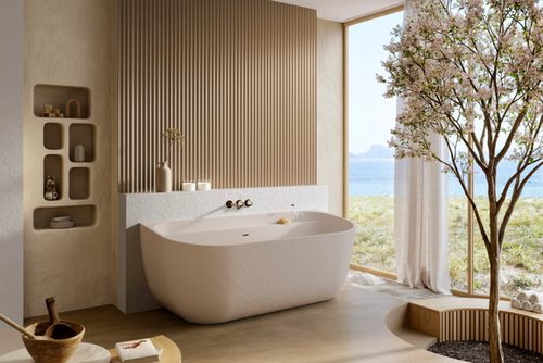 欧式简约人造石彩色浴缸人造石浴缸卫生间家用浴缸酒店小户型浴缸