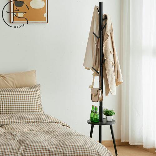 立式卧室子门口创意落地北欧衣帽架简约储物收纳挂衣架客厅衣帽架