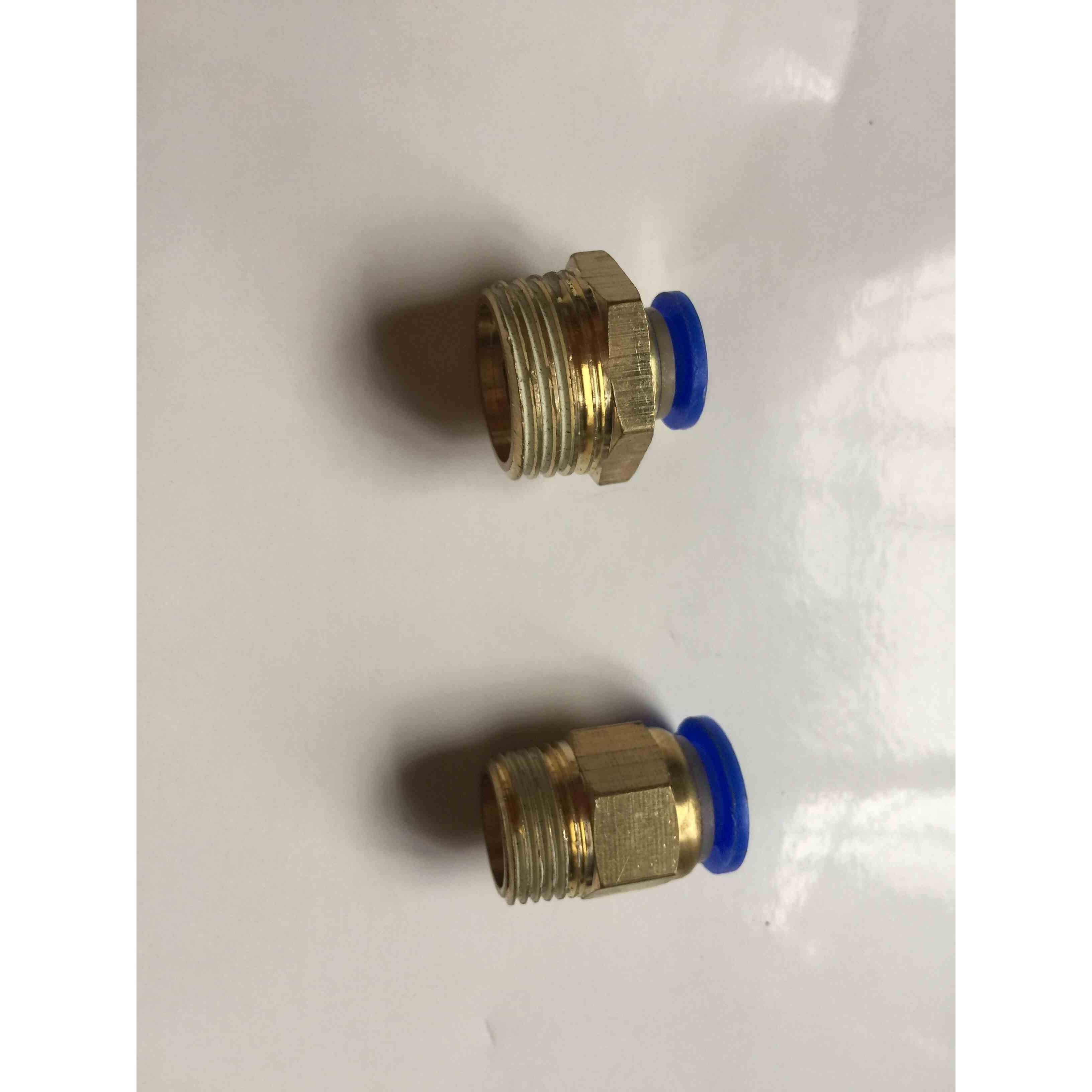 气管快速接头PC8-02螺纹直通4-M5/6-01/10-03/12-04快插铜气动