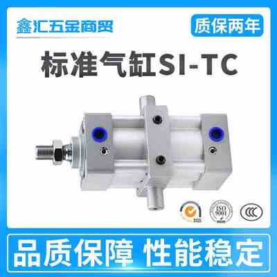 亚德客中摆标准气缸SI32-40-50-63X75X100X150X200X300-S-TC-M