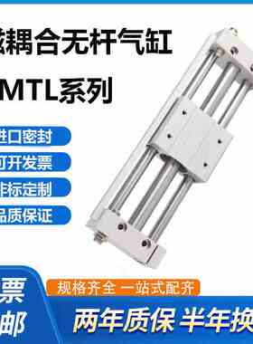 无杆RMTL16X50X100X150X200X250X300X350X400X450X500SACMSG气缸