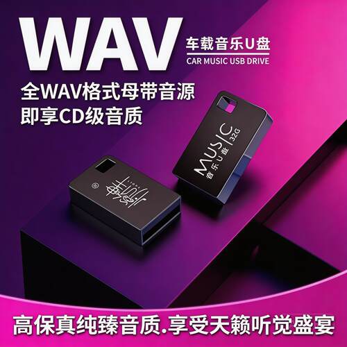高保真WAV格式U盘母带音源