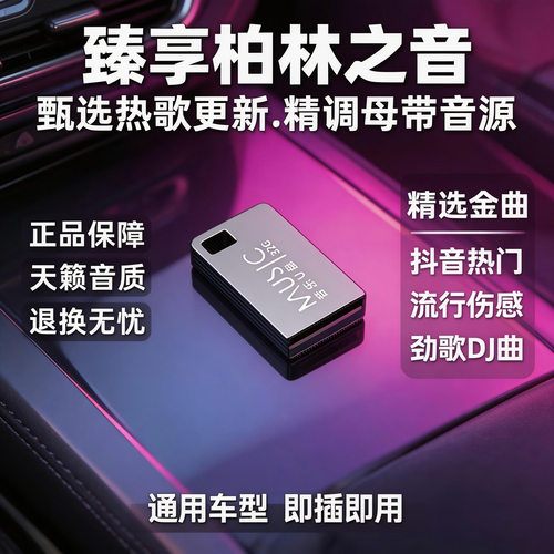 热门高音质车载音乐U盘即插即用