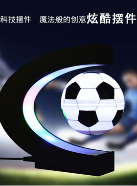 光磁悬浮篮球足球摆件男孩创意生日礼物体育文创卧室夜灯装饰礼品