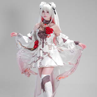 【定制】麟伊崩坏3cosplay德丽莎月下花嫁此生相携可定制