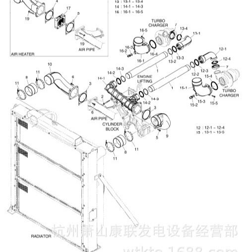 90CM1050六角法兰螺栓DP222CC斗山