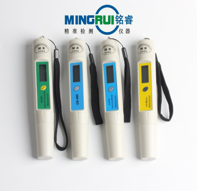 广州铭睿SA-287电子盐度计盐度检测仪器笔式防水型盐度测试计