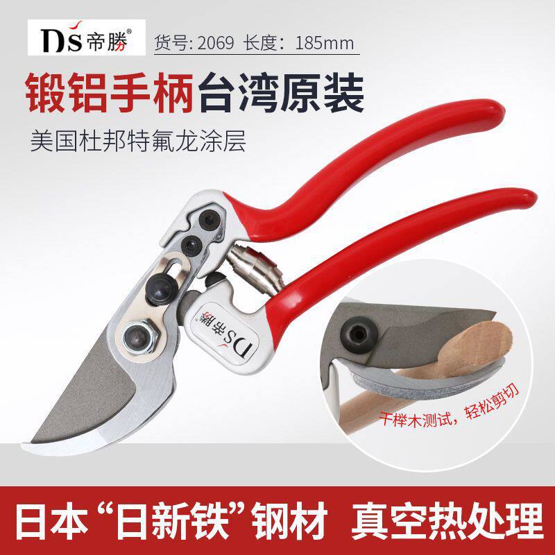 帝胜2069中国台湾园林剪树枝剪刀省力果树修枝剪园艺盆景日新铁S