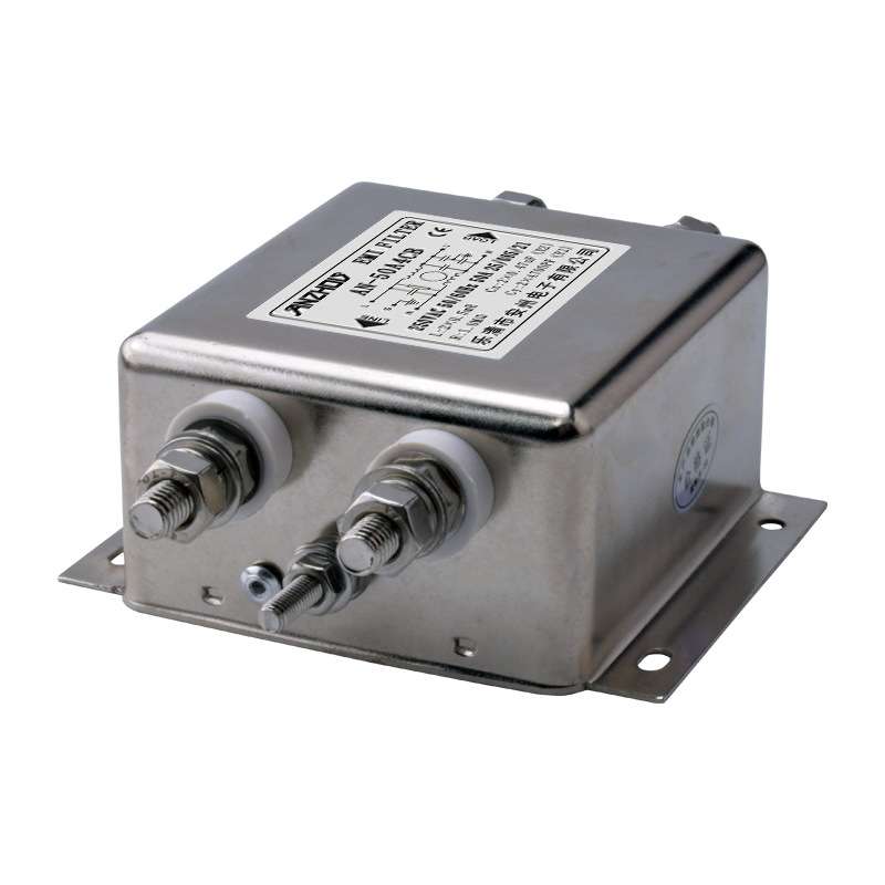 EMI FILTER 50A单相交流电源滤波器 AN-50A4CB 50A250V EMI滤波器