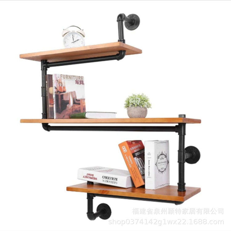 复古工业风铁壁挂管架