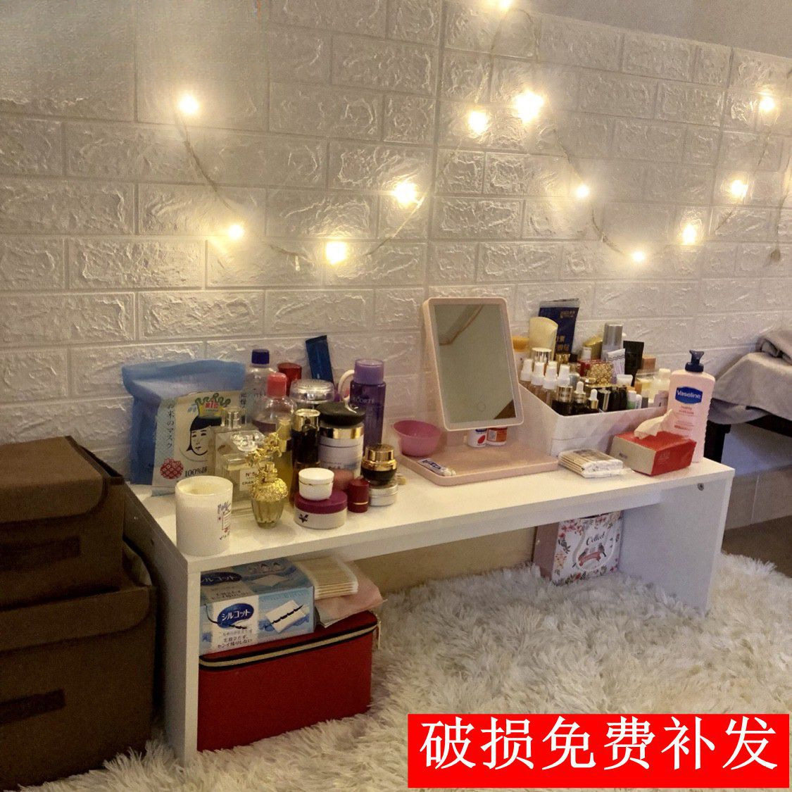 简约梳妆台飘窗榻榻米茶几桌上置物架小户型卧室化妆桌欧式矮桌