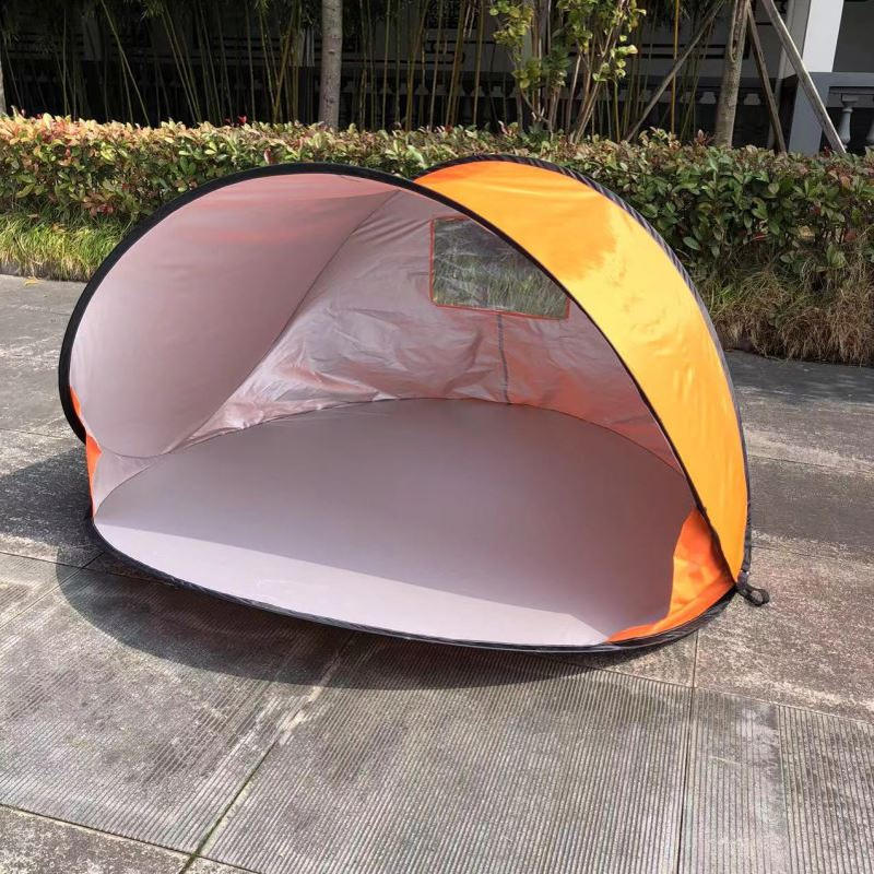 轻薄便捷户外遮阳帐篷简易速开沙滩帐篷双人沙滩帐钓鱼帐批发