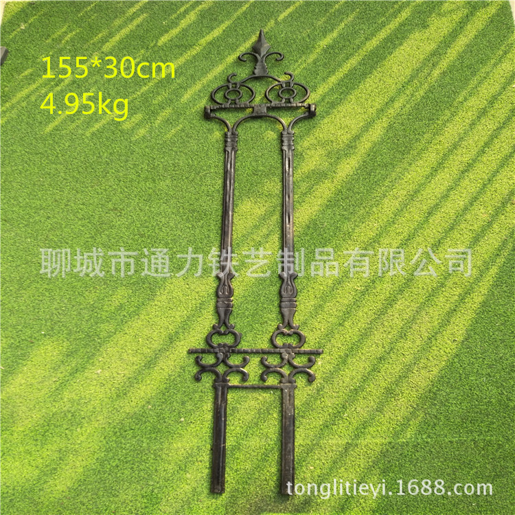 铸铁护栏 球墨生铁围墙 庭院家用学校厂区围栏铁艺栏杆铁栅栏
