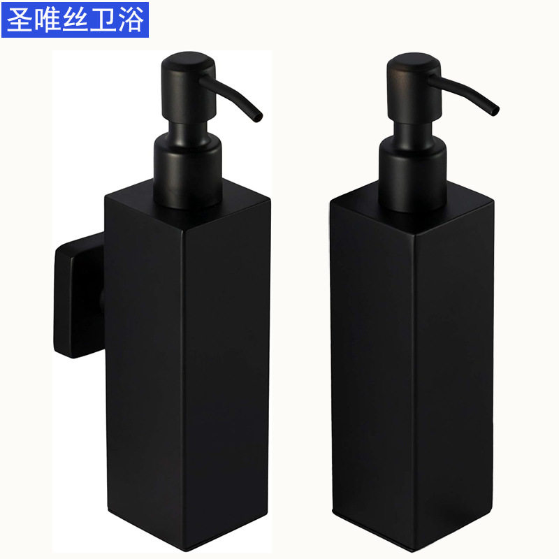 卫生间手动按压壁挂酒店台面皂液瓶液体给皂器皂液机不锈钢皂液器