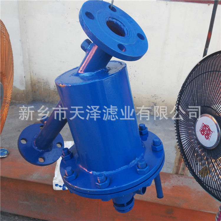 DN100排污口带手柄Y型不锈钢网过滤器免拆卸手摇粗过滤器新乡报价