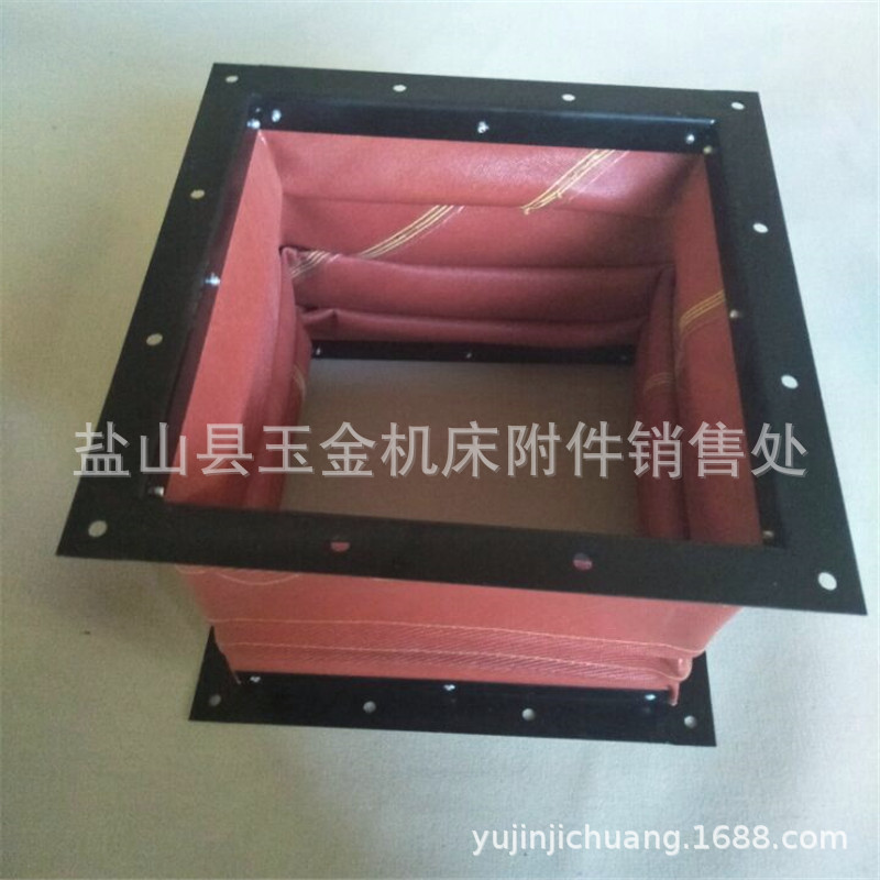 厂家定批发风机风道软连接中央空调管道排风管耐高温帆布软连接