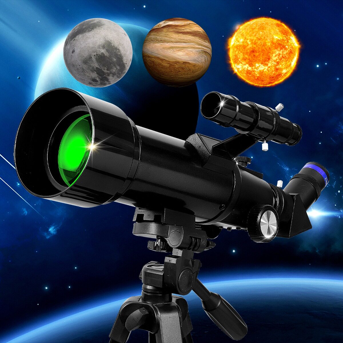 天文望远镜70400天地两用观星空观月球高清倍儿童专业望远镜跨境